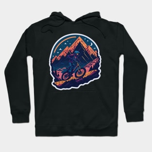 Mountain bike abstract Hoodie